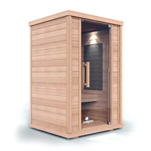 Amplify II Sauna wood exterior